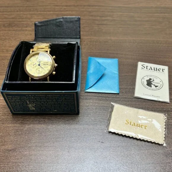 Stauer Men’s Automatic Watch - 30 Meters - Gold Color